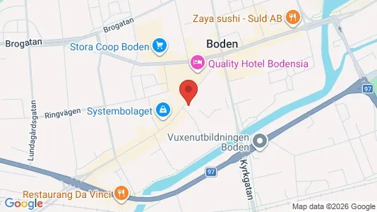 Office spaces for rent i Boden - Photo from Google Street View