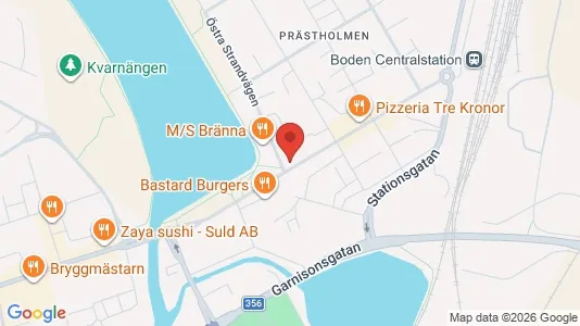 Kontorer til leie i Boden – Bilde fra Google Street View