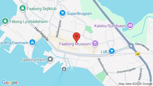 Nieruchomości komercyjne Na sprzedaż i Faaborg - kort over placeringen