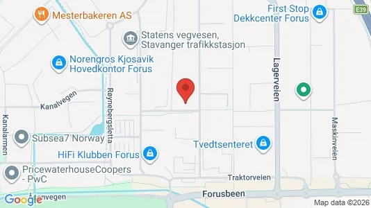 Kontorlokaler til leje i Stavanger - Foto fra Google Street View