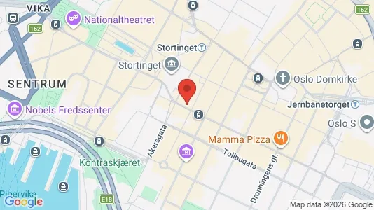 Espacios de oficina En alquiler i Oslo Sentrum - kort over placeringen