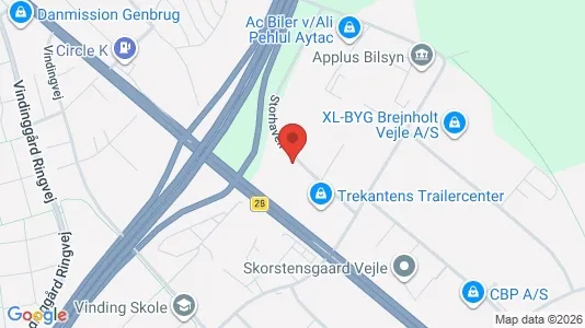 Kontorer til leie i Vejle – Bilde fra Google Street View