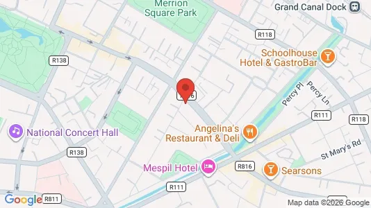 Kantorruimte te huur i Dublin 2 - kort over placeringen