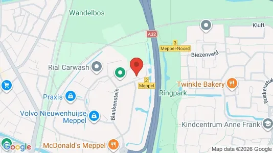 Gewerbeflächen zur Miete i Meppel – Foto von Google Street View
