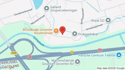 Kontorslokaler för uthyrning i Deventer – Foto från Google Street View