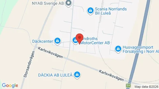 Industrial properties for rent i Luleå - Photo from Google Street View