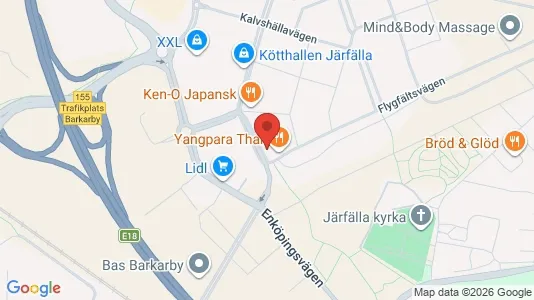Commercial properties for rent i Järfälla - kort over placeringen