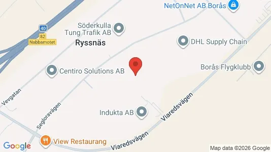 Varastot Vuokrattavana i Borås - Kuva Google Street Viewstä