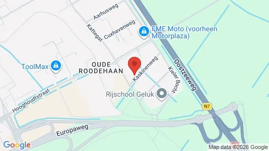 Commercial properties for rent i Groningen - kort over placeringen