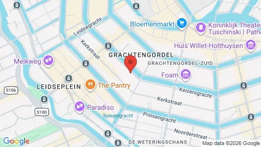 Kantorruimte te huur i Amsterdam Centrum - kort over placeringen