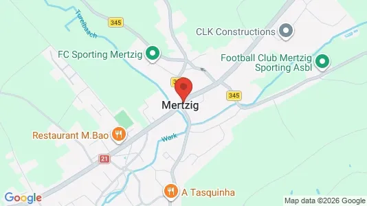 Nieruchomości komercyjne Na sprzedaż i Mertzig - kort over placeringen