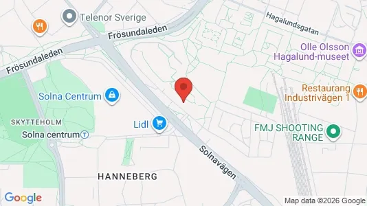 Kontorer til leie i Solna – Bilde fra Google Street View