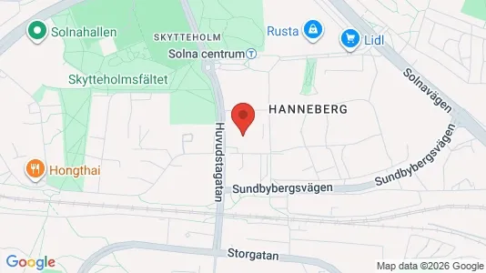 Lagerlokaler til leje i Solna - Foto fra Google Street View