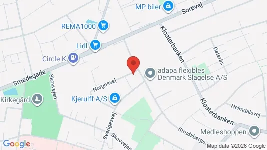 Büros zur Miete i Slagelse – Foto von Google Street View