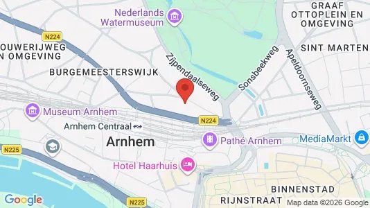 Kontorlokaler til leje i Arnhem - Foto fra Google Street View