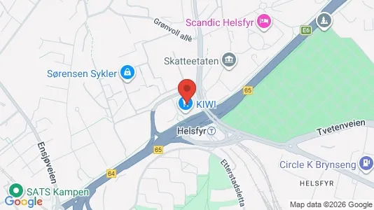 Commercial properties for rent i Oslo Sentrum - kort over placeringen