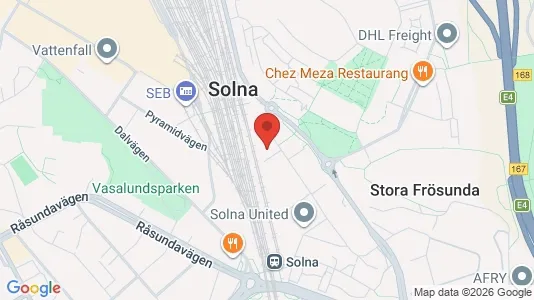 Office spaces for rent i Solna - Photo from Google Street View