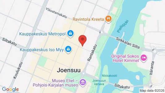 Büros zur Miete i Joensuu - kort over placeringen