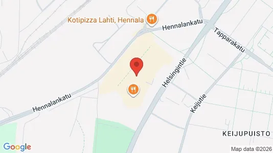 Toimistotilat Vuokrattavana i Lahti - kort over placeringen