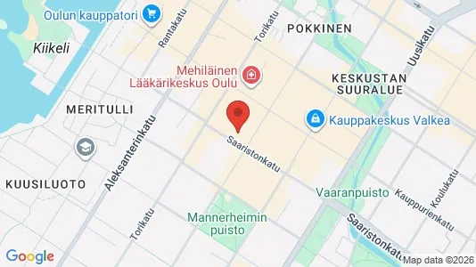 Kontorslokaler för uthyrning i Uleåborg – Foto från Google Street View