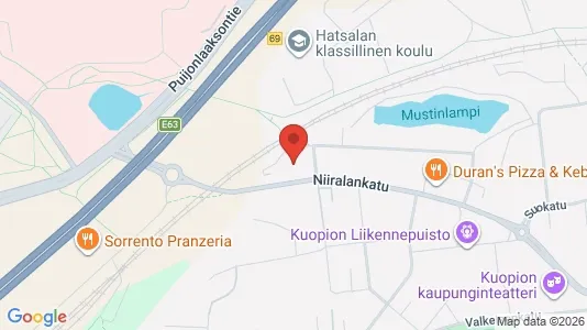 Office spaces for sale i Kuopio - kort over placeringen
