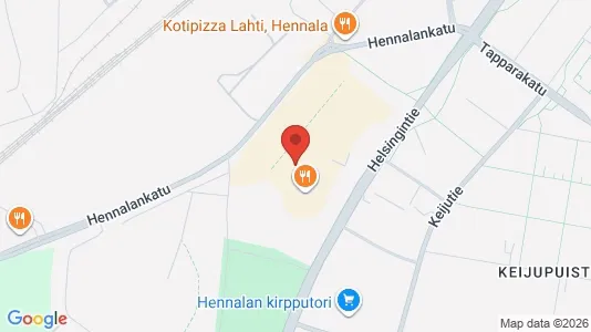 Kontorlokaler til leje i Lahti - kort over placeringen