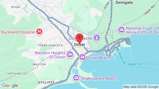 Kaupat Myynnissä i Dover - Kent - Kuva Google Street Viewstä