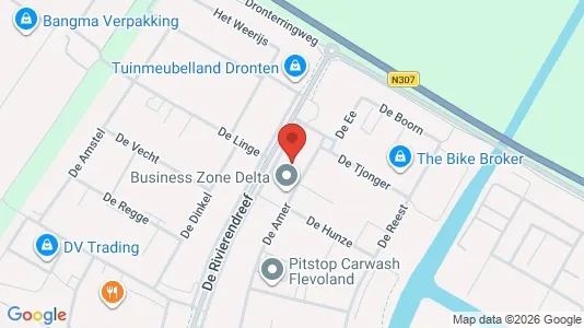Gewerbeflächen zur Miete i Dronten – Foto von Google Street View