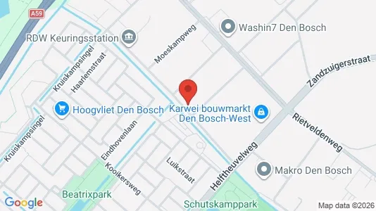Gewerbeflächen zur Miete i Den Bosch - kort over placeringen