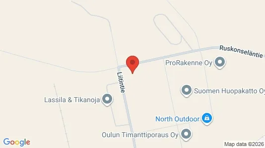 Værkstedslokaler til leje i Oulu - Foto fra Google Street View