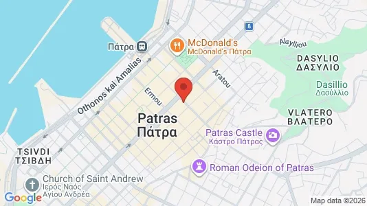 Kontorer til leie i Patras – Bilde fra Google Street View