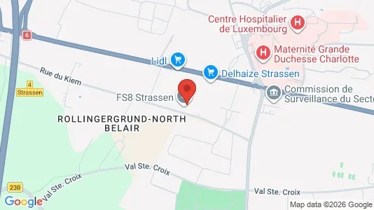 Büros zur Miete i Strassen – Foto von Google Street View