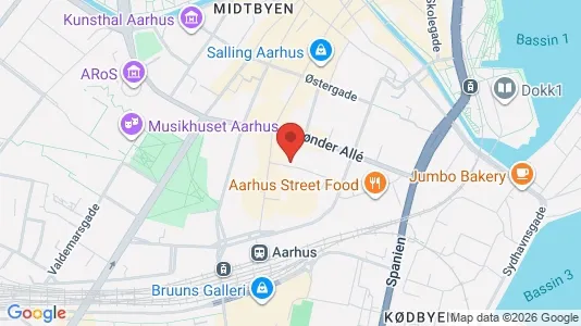 Bedrijfsruimtes te huur i Aarhus C - Foto uit Google Street View