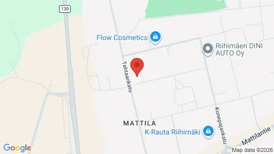 Værkstedslokaler til leje i Riihimäki - Foto fra Google Street View