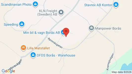 Kontorlokaler til leje i Borås - Foto fra Google Street View