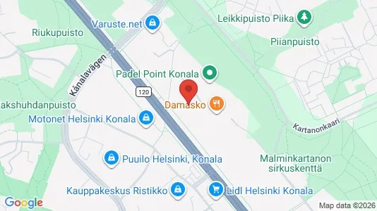 Office spaces for rent i Helsinki Läntinen - kort over placeringen