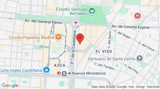 Kontorlokaler til leje i Madrid Chamartín - Foto fra Google Street View