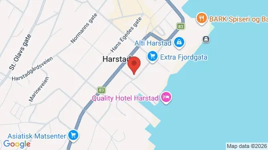 Kontorer til leie i Harstad – Bilde fra Google Street View