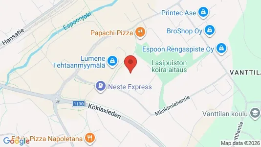 Lager zur Miete i Espoo – Foto von Google Street View