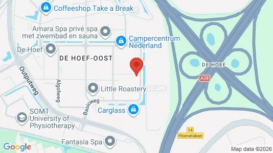 Nieruchomości komercyjne Do wynajęcia i Amersfoort - kort over placeringen
