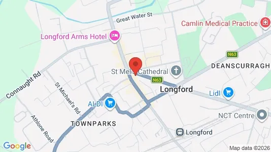 Kontorlokaler til leje i Longford - Foto fra Google Street View