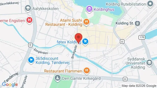 Commercial properties for rent i Kolding - Photo from Google Street View