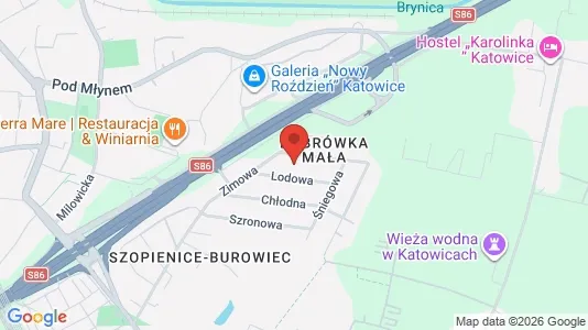 Kontorlokaler til leje i Katowice - Foto fra Google Street View