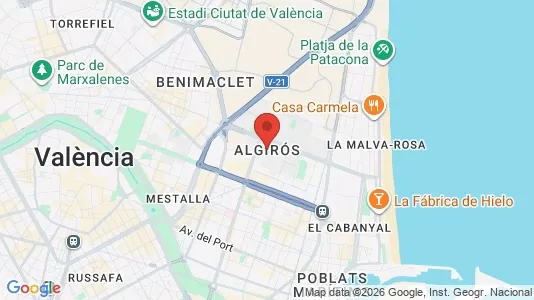Lokaler til leje i Valencia Algirós - Foto fra Google Street View