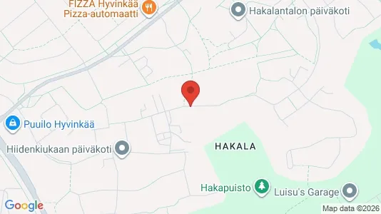 Commercial properties for rent i Hyvinkää - kort over placeringen