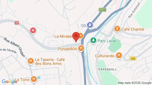 Commercial properties for sale i Luxembourg - kort over placeringen