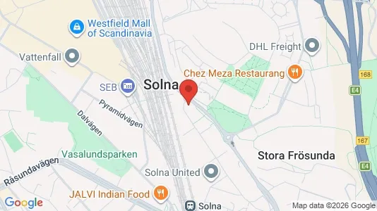 Kontorlokaler til leje i Solna - Foto fra Google Street View