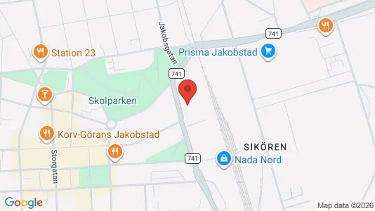 Nieruchomości komercyjne Na sprzedaż i Pietarsaari - kort over placeringen