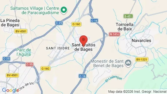 Lager zur Miete i Sant Fruitós de Bages – Foto von Google Street View