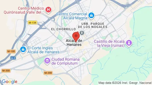 Lager zur Miete i Alcalá de Henares – Foto von Google Street View
